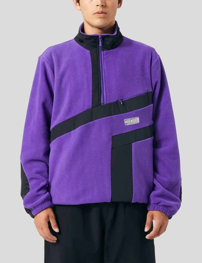Gamma HUF trimestre zip pile polare viola